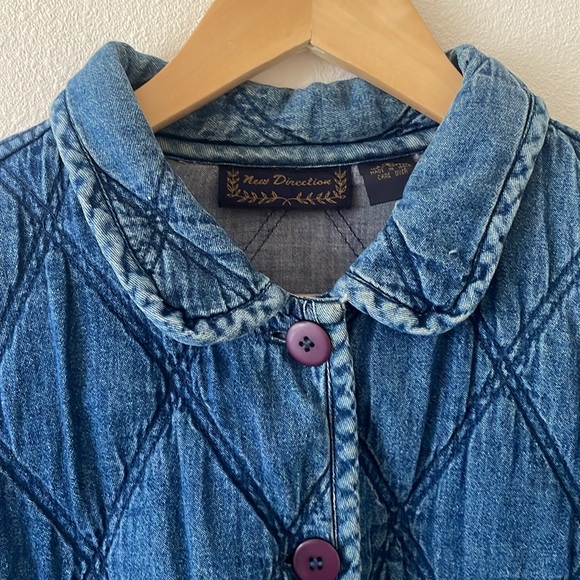 Vintage Quilted Chore Coat by New Direction - Picture 2 of 8